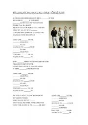 English Worksheet: as long as you love me