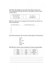 English Worksheet: Present Perfect Tense