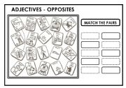 English Worksheet: ADJECTIVES - OPPOSITES