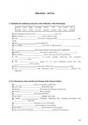 English Worksheet: The Past