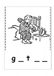 English Worksheet: daily routines hangman