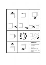English Worksheet: Preposition Memory Game