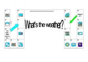 English worksheet: Weather game (part 3)