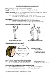 English Worksheet: The Causative Have