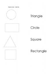 English worksheet: SHAPES 2