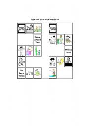 English Worksheet: Jobs gameboard (part 1)