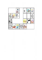 English worksheet: Jobs gameboard (part 2)