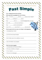 English Worksheet: Past Simple