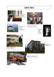 English Worksheet: Talking about Houses