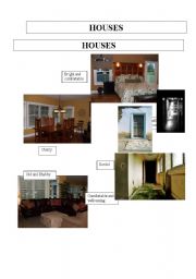 English Worksheet: Talking about Houses