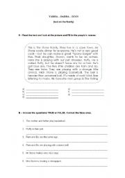 English worksheet: Yabba-dabba-doo!