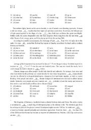 English worksheet: High school English test 2