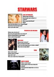 Starwars worksheet