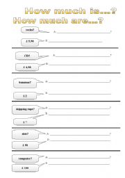 English worksheet: 