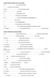 English Worksheet: PAST SIMPLE