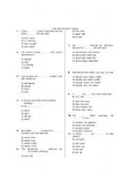 English worksheet: Past Smple