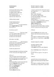 English worksheet: Nickelback - Rockstar song exercises