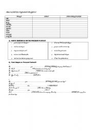 English worksheet: PRESENT PERFECT/PAST SIMPLE