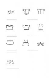 English Worksheet: Clothes - exercise