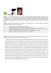 English worksheet: Sabrina Video Activity: Used to