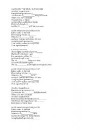 English worksheet: CANDLE IN THE WIND- ELTON JOHN worksheet for group B