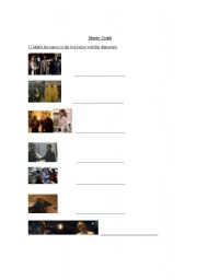 English worksheet: Movie Crash