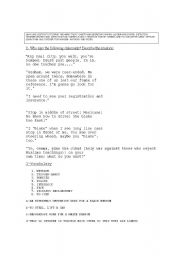 English worksheet: Movie Crash Part 2