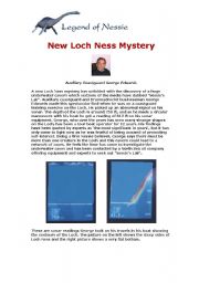 English Worksheet: Loch Ness worksheet