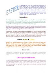 English worksheet: Easter