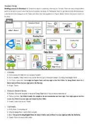 English Worksheet: Getting Around Trinidad: Script