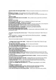 English Worksheet: idioms