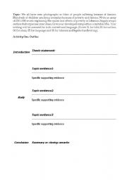 English Worksheet: Famine and Poverty