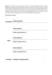 English worksheet: Famine and Poverty