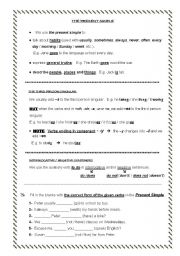 English Worksheet: Present Simple