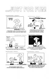 English Worksheet: JUST FOR FUN! ( part one)
