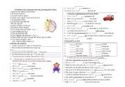 verb tenses