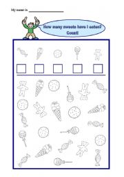 English Worksheet: Sweets