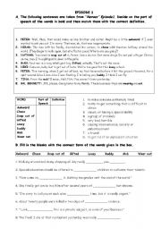 English Worksheet: TV serial 