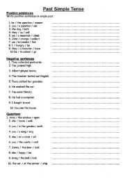 English Worksheet: Past Simple Tense