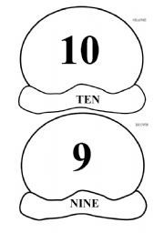 English worksheet: numbers icecream