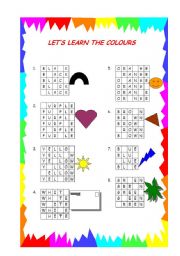 lets learn the colours