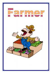 English Worksheet: Jobs - Farmer 2/26
