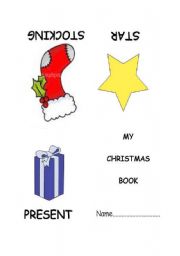 English worksheet: CHRISTMAS MINI BOOK