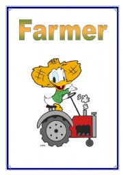 English Worksheet: Jobs - Farmer 3/26