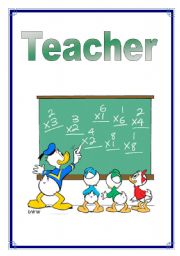 English Worksheet: Jobs - Teacher 7/26