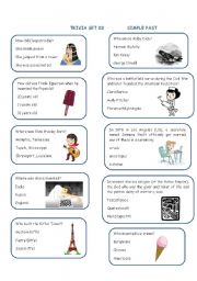 English Worksheet: TRIVIA SET02 (simple past)