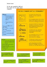 English Worksheet: Relative clauses