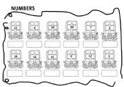 English Worksheet: NUMBERS