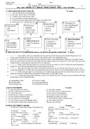 English Worksheet: ket exam