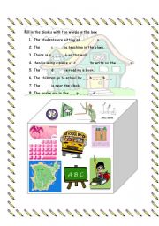 English Worksheet: IN My ClassRoom